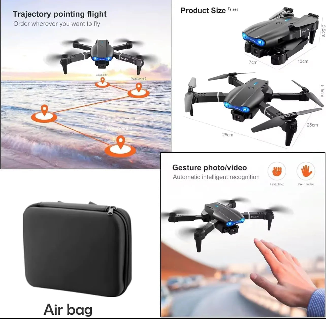 E99 Drone Camera with 4K Resolution